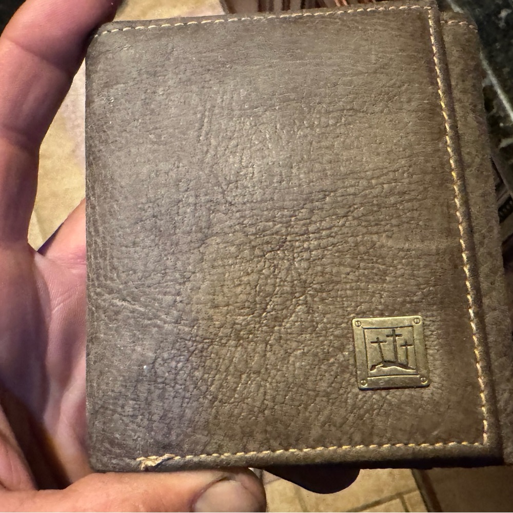 Brown Leather Key & Card Holder